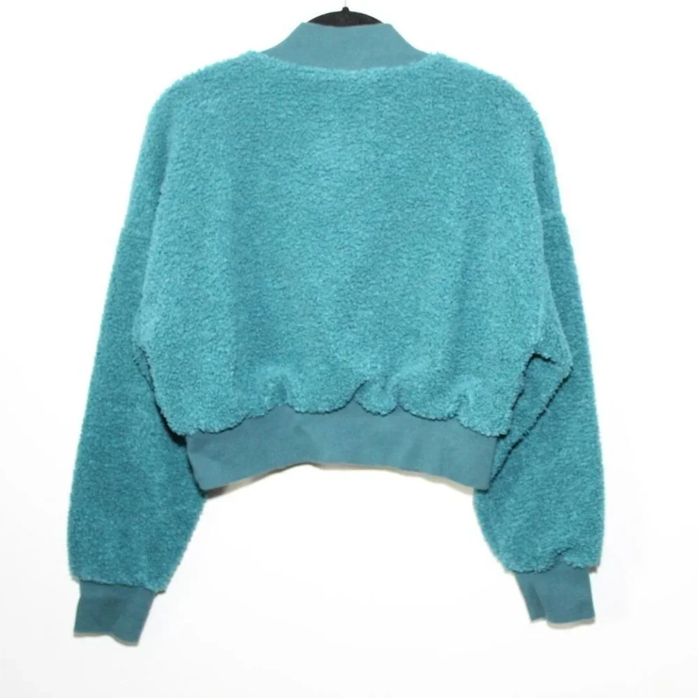 ✨2/$20 Fabletics Malia Polar Fleece Pullover Sweatshirt Deep Pile XXS H12500 - Picture 7 of 10